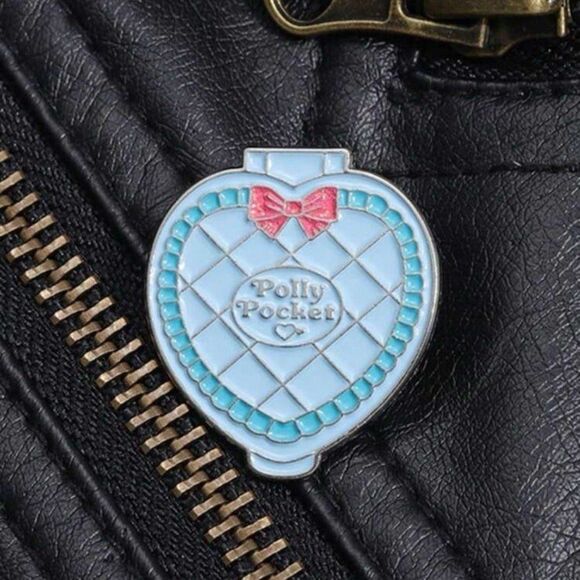 Retro Polly Pocket Enamel Pin Barbie Y2K - Picture 2 of 5